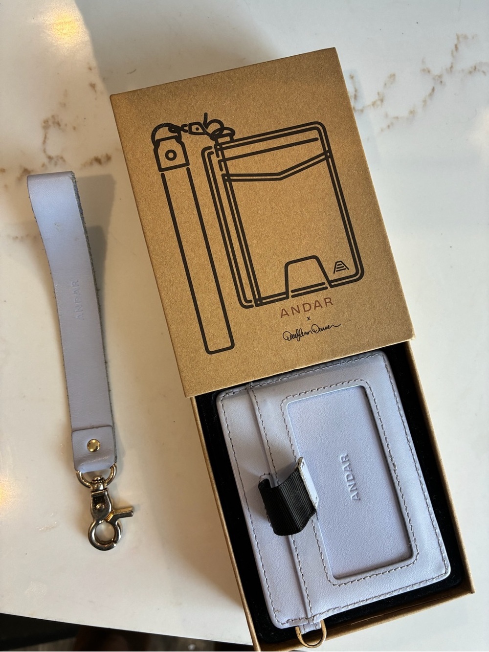 Andar Lavender Wristlet Card Case - Lavender New in box